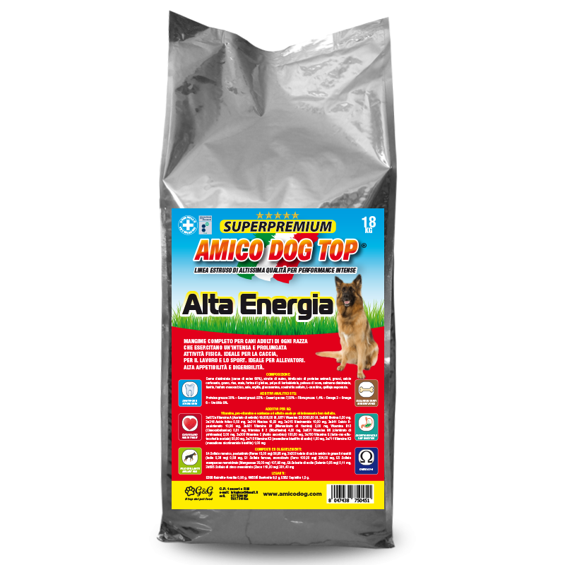 Amico Dog Top alta energia 30/22 KG 18 Amico Dog Top alta energia 30/22 KG 18
