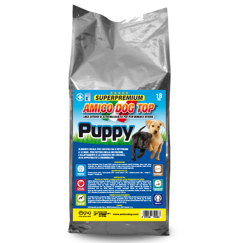 Amico Dog Top Puppy 33/23 Kg 18