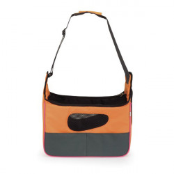 Borsa Trasportino Arancio-Grigio