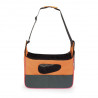 Borsa Trasportino Arancio-Grigio