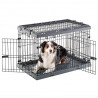 Box Pieghevole per Cani Superior 60 Nero
