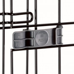 Box Pieghevole per Cani Superior 60 Nero