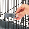 Box Pieghevole per Cani Superior 60 Nero