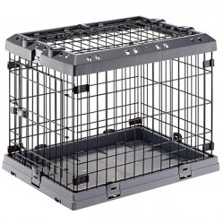 Box Pieghevole per Cani Superior 60 Nero