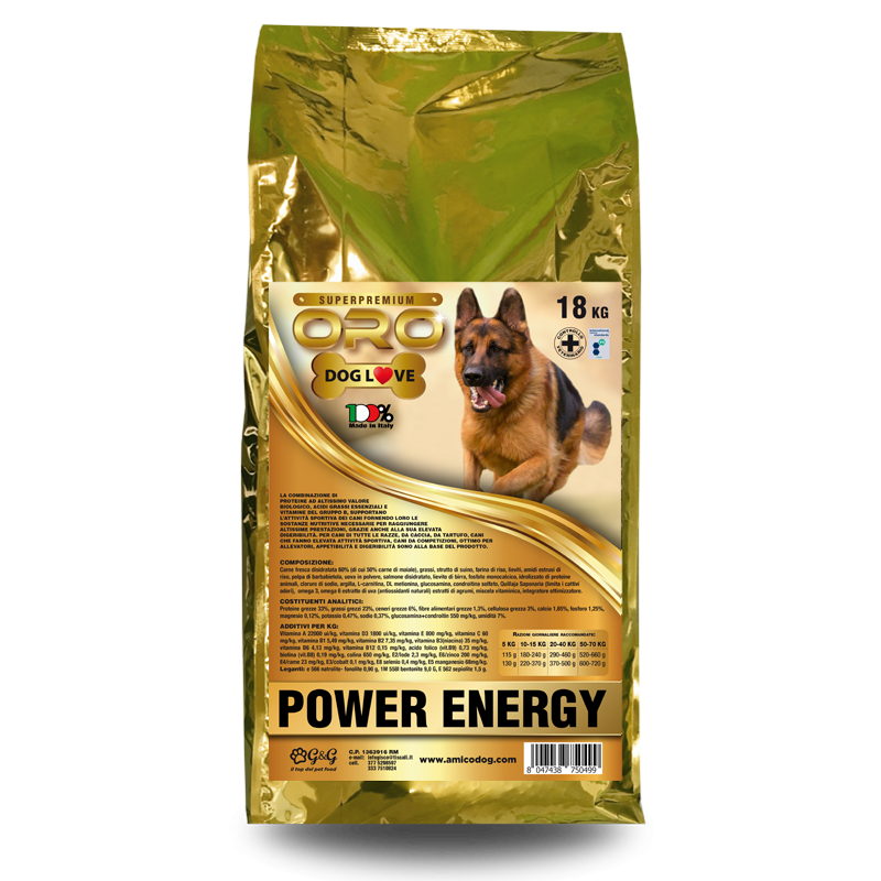 Oro Dog Love power energy 33/23 KG 18 Oro Dog Love power energy 33/23 KG 18