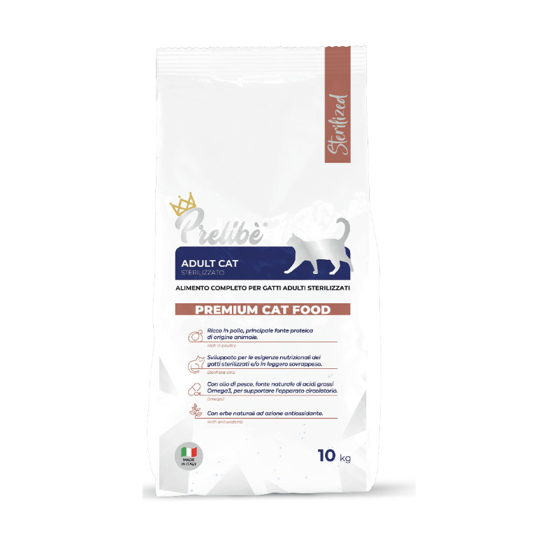Prelibe’ Premium Cat Food per Gatti Sterilizzati Prelibe’ Premium Cat Food per Gatti Sterilizzati