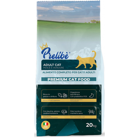 Prelibe’ Premium Cat Food – Pesce e Verdure